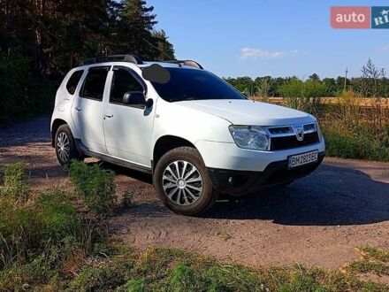 Дачия Duster 2012 в Тростянец на Automoto.ua Белый Дачия Duster, объемом двигателя 1.6 л и пробегом 202 тыс. км за 8750 $, фото 1 на Automoto.ua