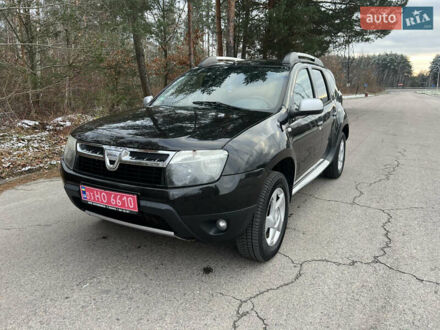 Черный Дачия Duster, объемом двигателя 1.5 л и пробегом 180 тыс. км за 9300 $, фото 1 на Automoto.ua