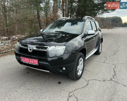 Черный Дачия Duster, объемом двигателя 1.5 л и пробегом 180 тыс. км за 9300 $, фото 1 на Automoto.ua