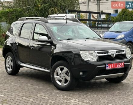 Черный Дачия Duster, объемом двигателя 1.6 л и пробегом 205 тыс. км за 8999 $, фото 1 на Automoto.ua