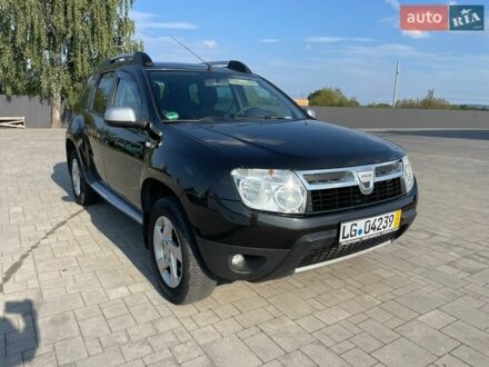 Черный Дачия Duster, объемом двигателя 1.5 л и пробегом 153 тыс. км за 8800 $, фото 1 на Automoto.ua