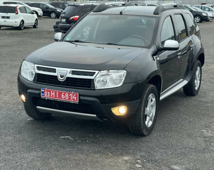Черный Дачия Duster, объемом двигателя 1.6 л и пробегом 177 тыс. км за 9000 $, фото 1 на Automoto.ua