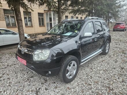 Черный Дачия Duster, объемом двигателя 1.6 л и пробегом 202 тыс. км за 9550 $, фото 1 на Automoto.ua