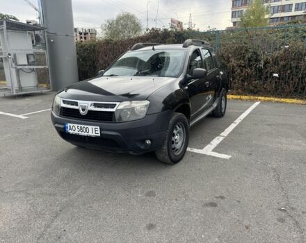 Черный Дачия Duster, объемом двигателя 1.6 л и пробегом 183 тыс. км за 7021 $, фото 1 на Automoto.ua