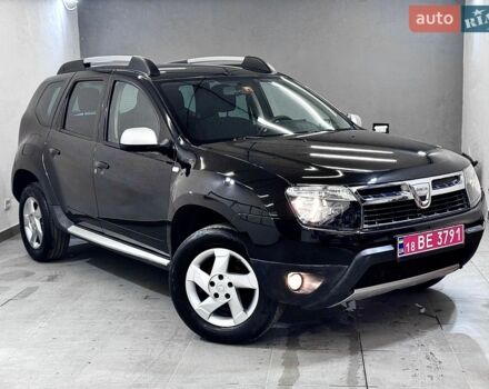 Черный Дачия Duster, объемом двигателя 1.6 л и пробегом 200 тыс. км за 8500 $, фото 1 на Automoto.ua