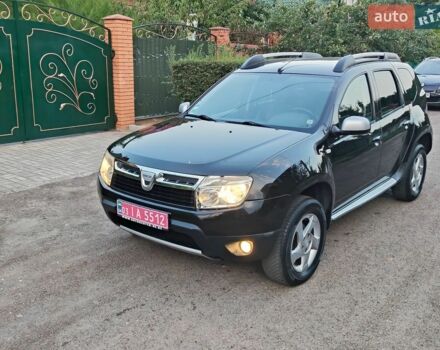 Черный Дачия Duster, объемом двигателя 1.6 л и пробегом 185 тыс. км за 8999 $, фото 1 на Automoto.ua