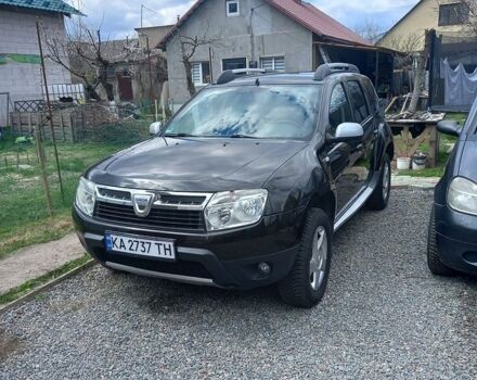 Черный Дачия Duster, объемом двигателя 1.6 л и пробегом 180 тыс. км за 9900 $, фото 1 на Automoto.ua