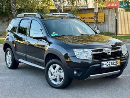 Черный Дачия Duster, объемом двигателя 1.6 л и пробегом 190 тыс. км за 8950 $, фото 1 на Automoto.ua
