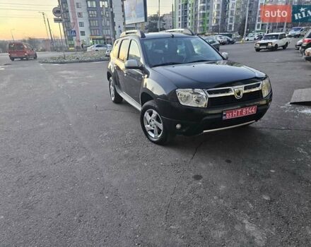 Черный Дачия Duster, объемом двигателя 1.6 л и пробегом 220 тыс. км за 9500 $, фото 1 на Automoto.ua