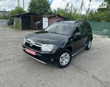 Черный Дачия Duster, объемом двигателя 1.6 л и пробегом 171 тыс. км за 8800 $, фото 1 на Automoto.ua