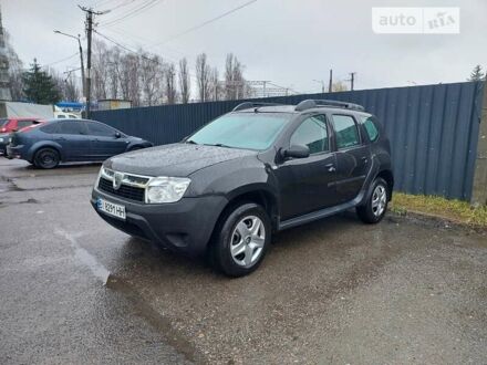 Черный Дачия Duster, объемом двигателя 1.6 л и пробегом 122 тыс. км за 8299 $, фото 1 на Automoto.ua