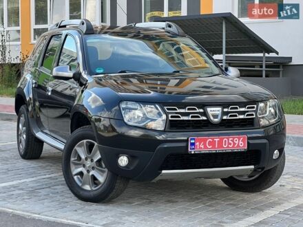 Черный Дачия Duster, объемом двигателя 1.5 л и пробегом 229 тыс. км за 11950 $, фото 1 на Automoto.ua
