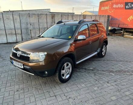 Коричневый Дачия Duster, объемом двигателя 1.46 л и пробегом 187 тыс. км за 8800 $, фото 1 на Automoto.ua