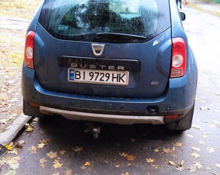 Синий Дачия Duster, объемом двигателя 1.46 л и пробегом 243 тыс. км за 9100 $, фото 2 на Automoto.ua