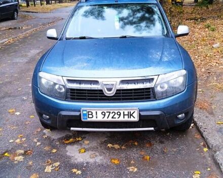Синий Дачия Duster, объемом двигателя 1.46 л и пробегом 243 тыс. км за 9100 $, фото 1 на Automoto.ua