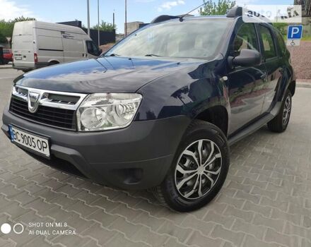 Синий Дачия Duster, объемом двигателя 1.6 л и пробегом 153 тыс. км за 9399 $, фото 1 на Automoto.ua