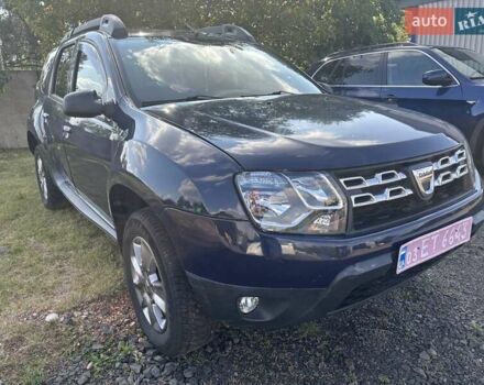 Синий Дачия Duster, объемом двигателя 1.6 л и пробегом 237 тыс. км за 9500 $, фото 2 на Automoto.ua