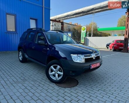 Синий Дачия Duster, объемом двигателя 1.6 л и пробегом 97 тыс. км за 7999 $, фото 1 на Automoto.ua