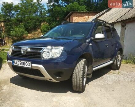 Синий Дачия Duster, объемом двигателя 1.6 л и пробегом 250 тыс. км за 7900 $, фото 1 на Automoto.ua