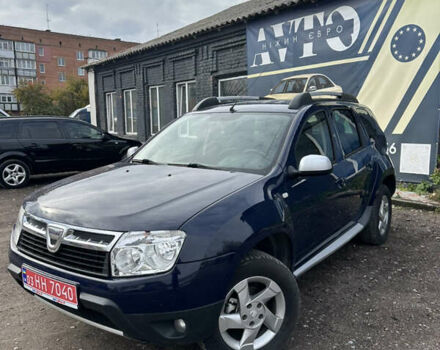 Синий Дачия Duster, объемом двигателя 1.6 л и пробегом 195 тыс. км за 9500 $, фото 1 на Automoto.ua