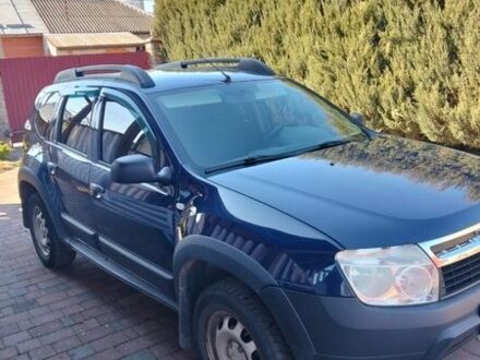 Синий Дачия Duster, объемом двигателя 1.6 л и пробегом 298 тыс. км за 7200 $, фото 1 на Automoto.ua