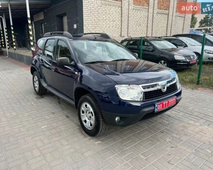 Синий Дачия Duster, объемом двигателя 1.6 л и пробегом 136 тыс. км за 8500 $, фото 1 на Automoto.ua