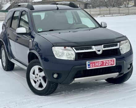 Синий Дачия Duster, объемом двигателя 1.6 л и пробегом 155 тыс. км за 8750 $, фото 1 на Automoto.ua