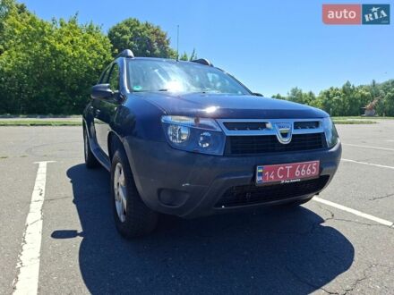 Синий Дачия Duster, объемом двигателя 1.6 л и пробегом 159 тыс. км за 9690 $, фото 1 на Automoto.ua