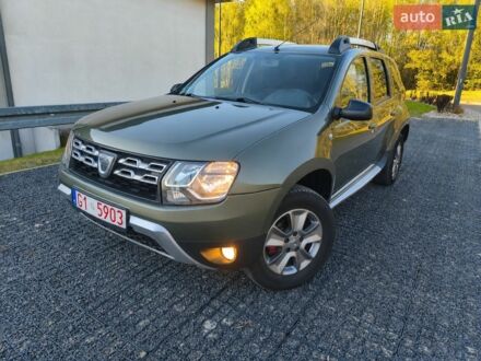Зеленый Дачия Duster, объемом двигателя 1.6 л и пробегом 163 тыс. км за 9500 $, фото 1 на Automoto.ua