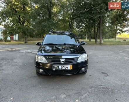 Черный Дачия Logan MCV, объемом двигателя 1.6 л и пробегом 143 тыс. км за 6850 $, фото 4 на Automoto.ua