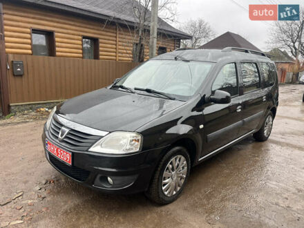Черный Дачия Logan MCV, объемом двигателя 1.6 л и пробегом 220 тыс. км за 6900 $, фото 1 на Automoto.ua