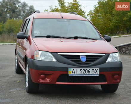 Красный Дачия Logan MCV, объемом двигателя 1.6 л и пробегом 192 тыс. км за 4900 $, фото 9 на Automoto.ua