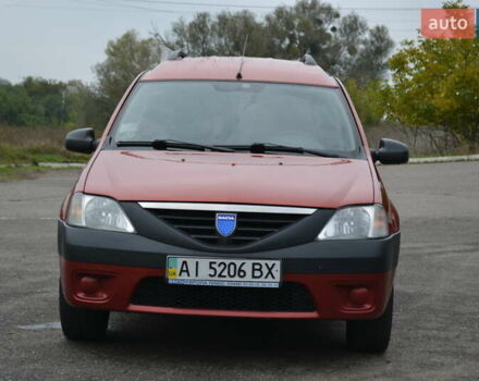 Красный Дачия Logan MCV, объемом двигателя 1.6 л и пробегом 192 тыс. км за 4900 $, фото 2 на Automoto.ua