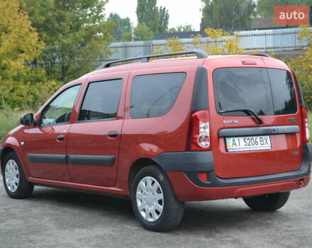 Красный Дачия Logan MCV, объемом двигателя 1.6 л и пробегом 192 тыс. км за 4900 $, фото 6 на Automoto.ua