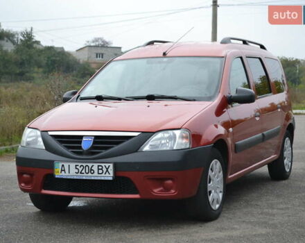 Красный Дачия Logan MCV, объемом двигателя 1.6 л и пробегом 192 тыс. км за 4900 $, фото 3 на Automoto.ua
