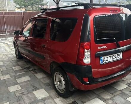 Красный Дачия Logan MCV, объемом двигателя 1.6 л и пробегом 194 тыс. км за 4500 $, фото 1 на Automoto.ua