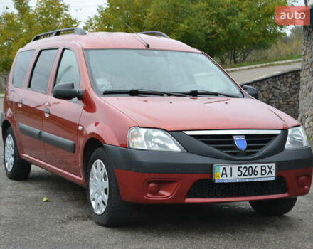 Красный Дачия Logan MCV, объемом двигателя 1.6 л и пробегом 192 тыс. км за 4900 $, фото 10 на Automoto.ua