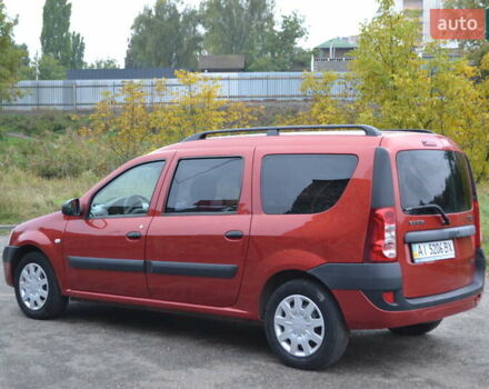 Красный Дачия Logan MCV, объемом двигателя 1.6 л и пробегом 192 тыс. км за 4900 $, фото 5 на Automoto.ua