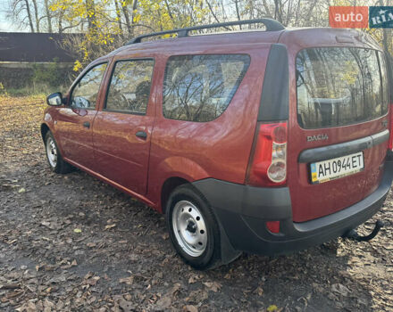 Дачія Logan MCV 2008 у Києві на Automoto.ua Червоний Дачія Logan MCV, об'ємом двигуна 1.6 л та пробігом 81 тис. км за 5300 $, фото 4 на Automoto.ua