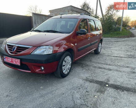 Дачия Logan MCV 2008 в Млынове на Automoto.ua Красный Дачия Logan MCV, объемом двигателя 1.6 л и пробегом 204 тыс. км за 4850 $, фото 1 на Automoto.ua