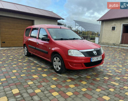 Красный Дачия Logan MCV, объемом двигателя 1.6 л и пробегом 242 тыс. км за 4850 $, фото 1 на Automoto.ua