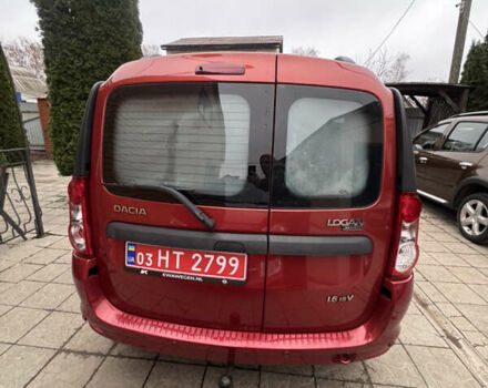 Червоний Дачія Logan MCV, об'ємом двигуна 1.6 л та пробігом 174 тис. км за 5999 $, фото 4 на Automoto.ua