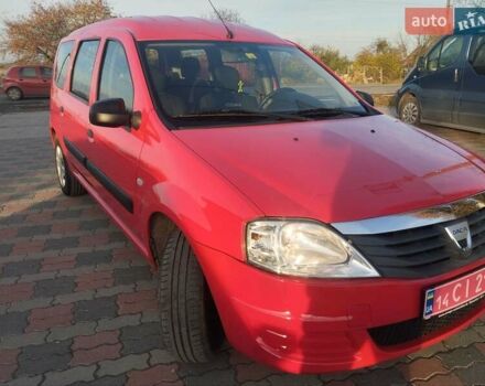 Красный Дачия Logan MCV, объемом двигателя 1.6 л и пробегом 131 тыс. км за 5300 $, фото 7 на Automoto.ua