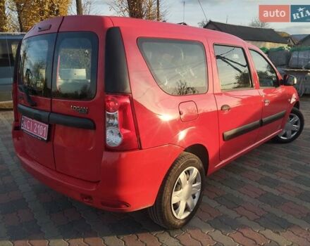 Красный Дачия Logan MCV, объемом двигателя 1.6 л и пробегом 131 тыс. км за 5300 $, фото 10 на Automoto.ua