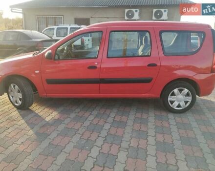 Красный Дачия Logan MCV, объемом двигателя 1.6 л и пробегом 131 тыс. км за 5300 $, фото 11 на Automoto.ua