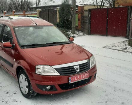Красный Дачия Logan MCV, объемом двигателя 1.6 л и пробегом 178 тыс. км за 6650 $, фото 8 на Automoto.ua
