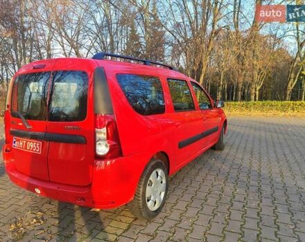 Красный Дачия Logan MCV, объемом двигателя 1.6 л и пробегом 190 тыс. км за 5700 $, фото 9 на Automoto.ua