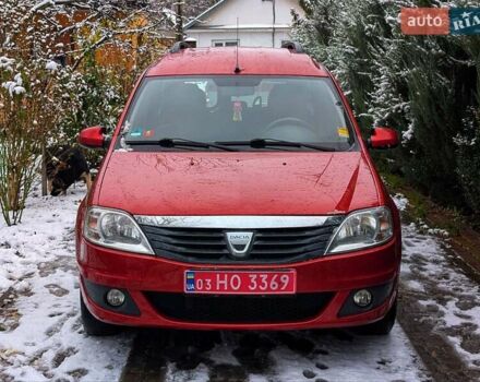 Красный Дачия Logan MCV, объемом двигателя 1.6 л и пробегом 243 тыс. км за 5999 $, фото 4 на Automoto.ua