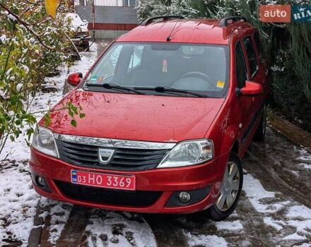 Красный Дачия Logan MCV, объемом двигателя 1.6 л и пробегом 243 тыс. км за 5999 $, фото 9 на Automoto.ua