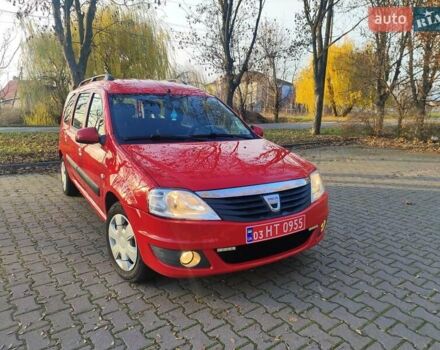 Красный Дачия Logan MCV, объемом двигателя 1.6 л и пробегом 190 тыс. км за 5700 $, фото 20 на Automoto.ua